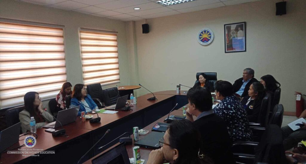 COMMISSION ON AUDIT (COA) REGION XI CONCLUDES EXIT CONFERENCE AT CHED RO XI