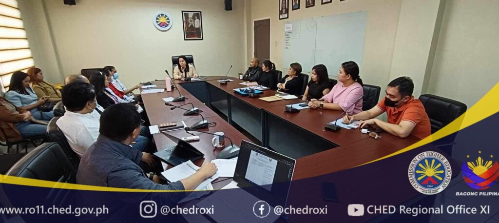 CHED RO XI talks with the Maritime Unit