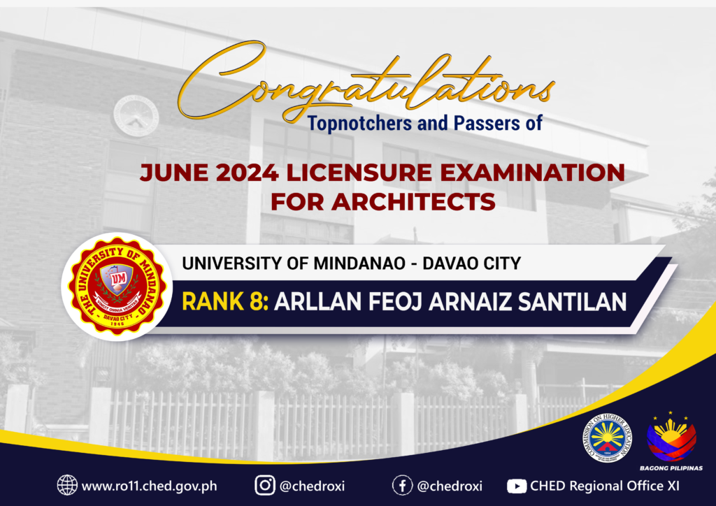 June 2024 Licensure Exam for Architects Topnotcher