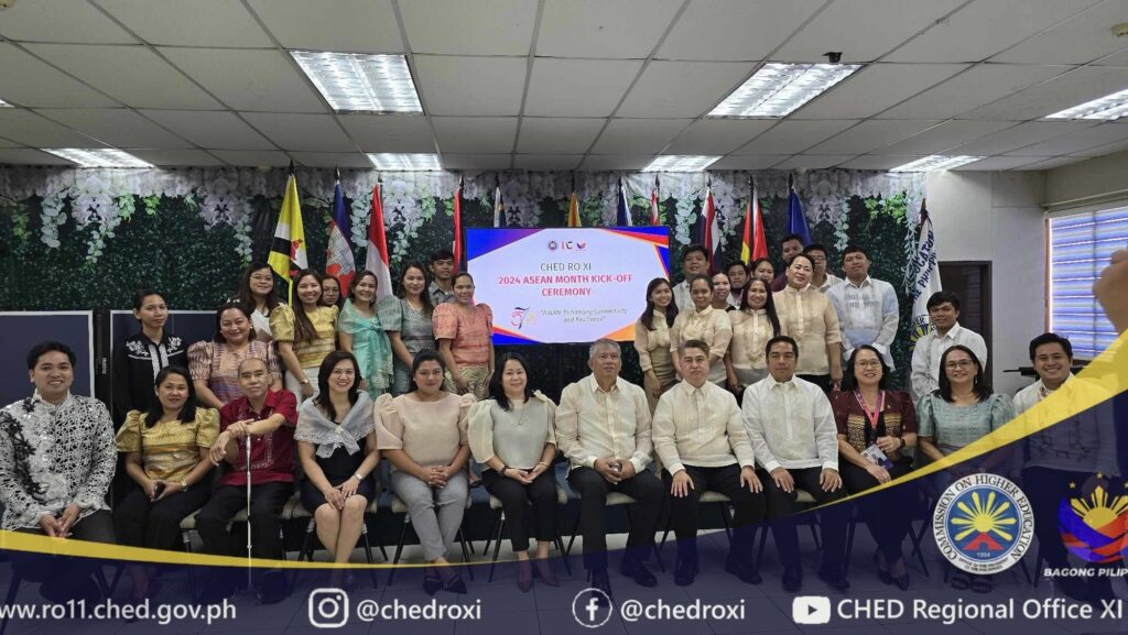 CHED RO XI Participates ASEAN Month 2024 Kick-Off Ceremony