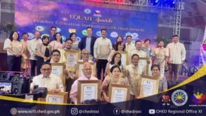 Davao Region HEIs Shine at the 2025 EQUATE Awards